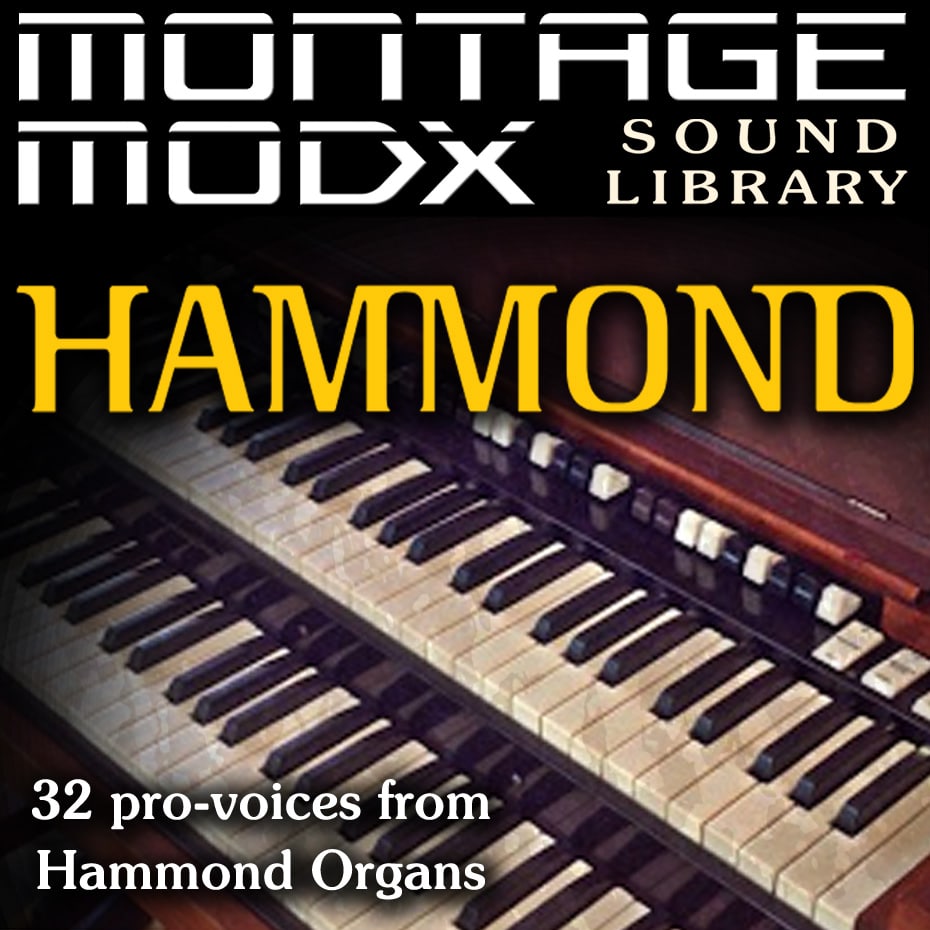 Expansion Sound Library for Yamaha MONTAGE 6/7/8 - MODX 6/7/8with HAMMOND sounds