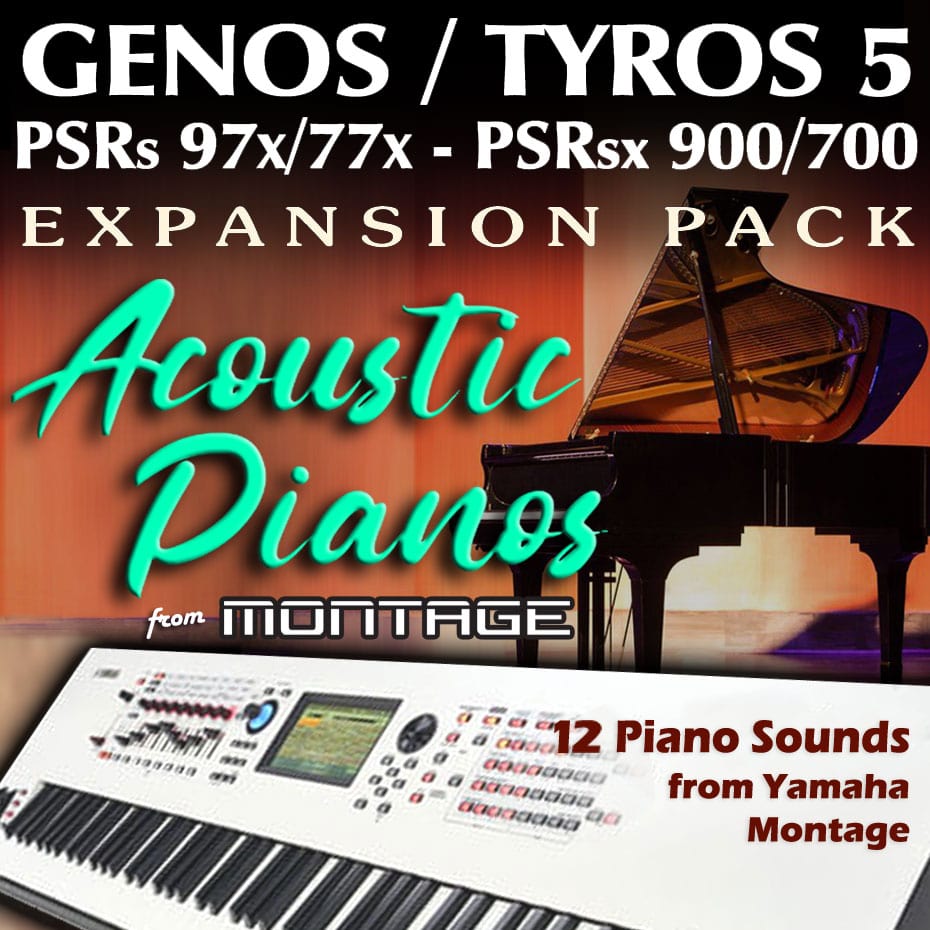 Acoustic Pianos from Montage Expansion Pack for Yamaha Arranger