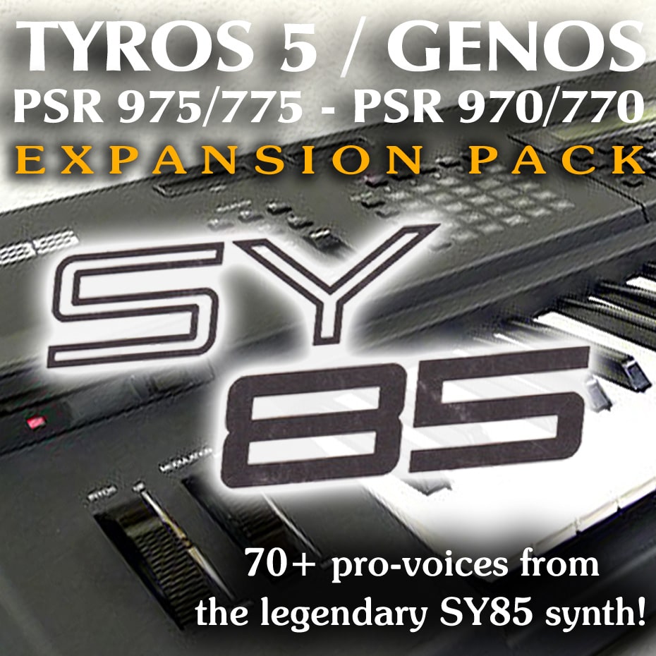 Sound Expansion Pack for Yamaha arrangers - Genos, Tyros 5, SX 900, SX 700, PSR 975, PSR 775 etc.