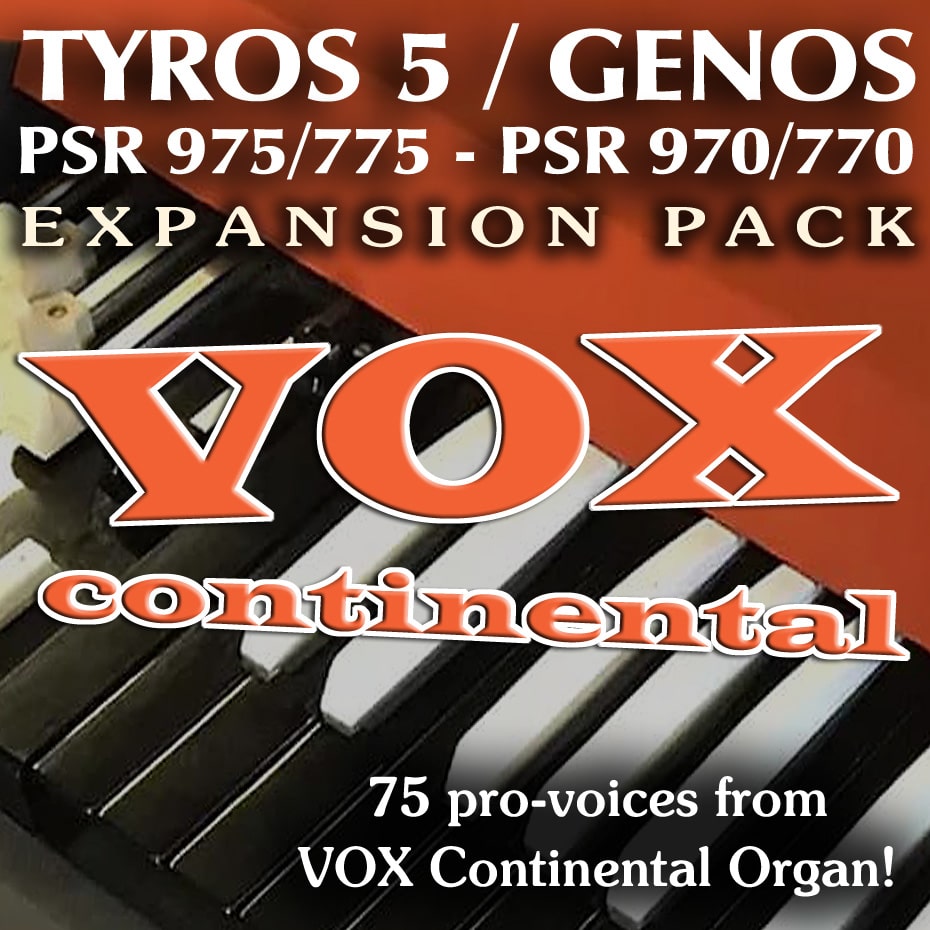 VOX CONTINENTAL Expansion Pack for Yamaha Genos