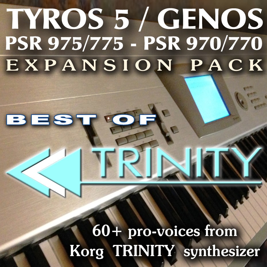 KORG TRINITY Expansion Pack for Yamaha Genos, Tyros, PSR